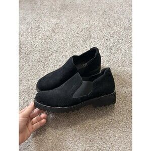 Vaneli Zivana Suede Black Slip On‎  9.5M
